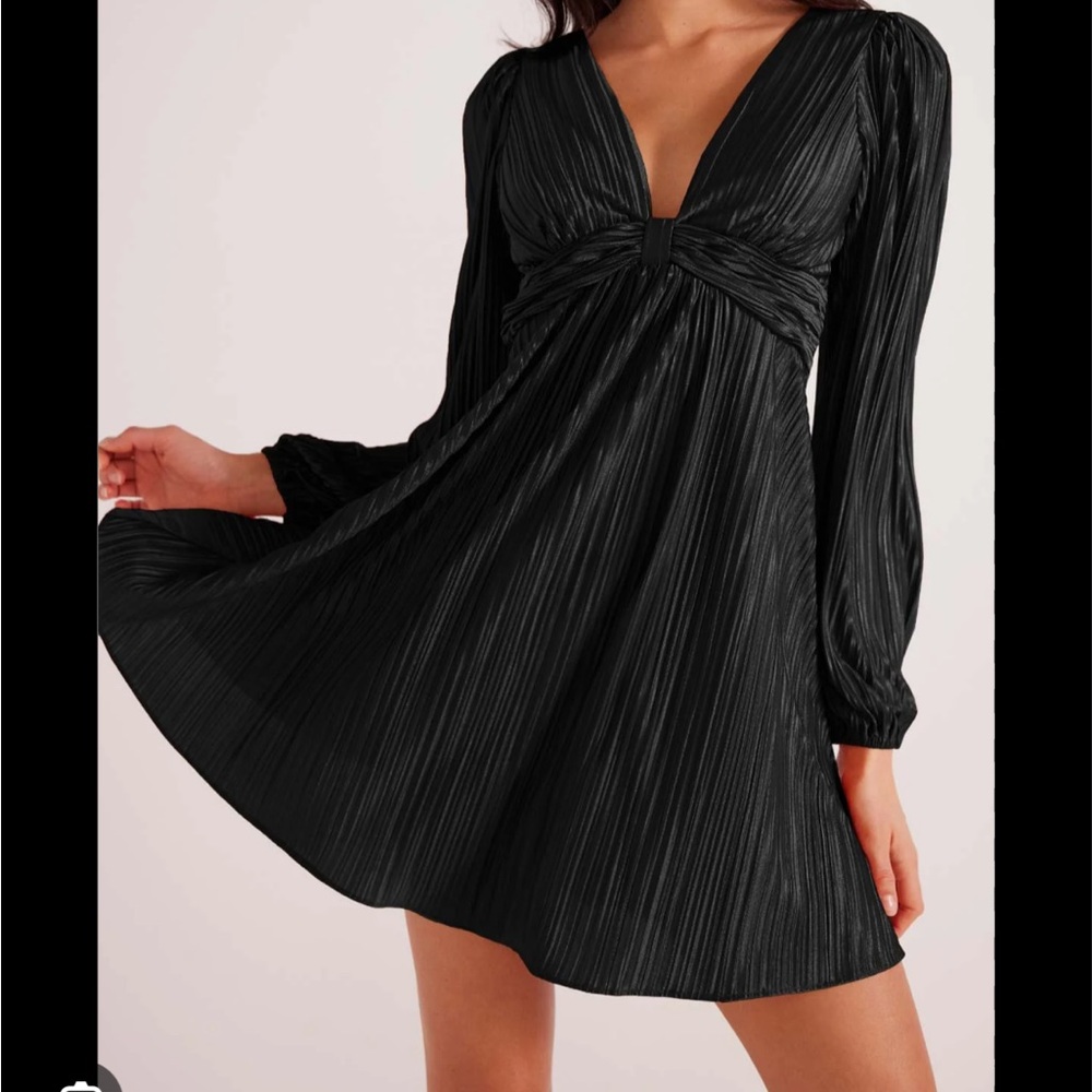 Minkpink Gwen Plisse Mini Dress NWT xs